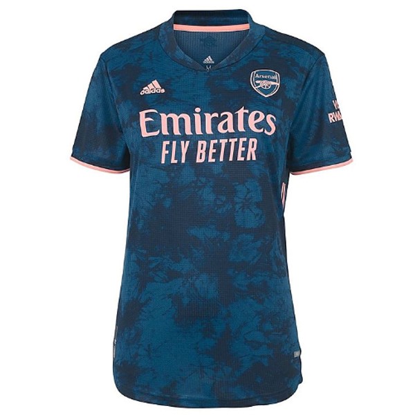 Camiseta Arsenal 3ª Kit Mujer 2020 2021 Azul